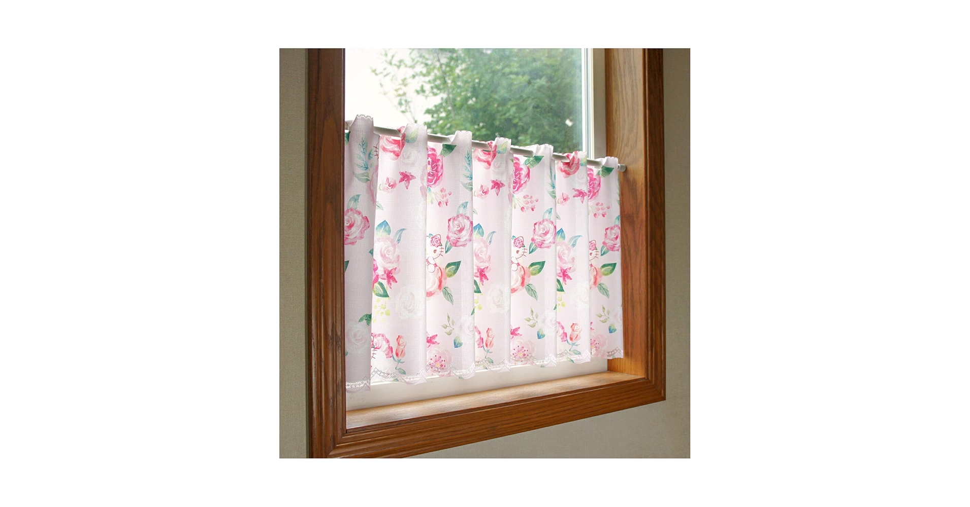 キティ レトロ　ビーズカーテン ミニ　吸盤付　37✖︎35 かなり希少　未使用品 キティ レトロ ビーズカーテン ミニ 吸盤付 37✖︎35 かなり希少